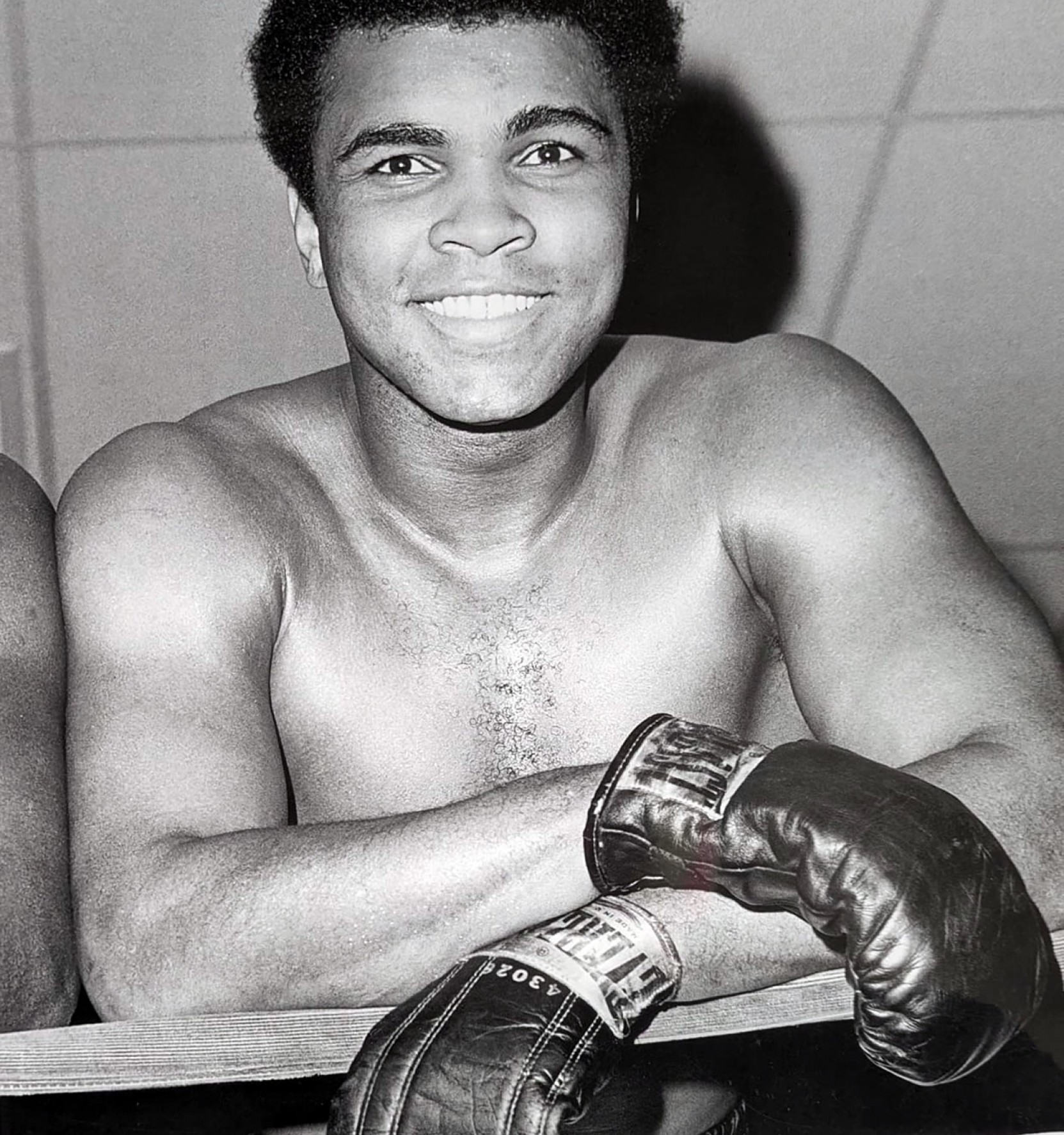 Muhammad Ali Smiling