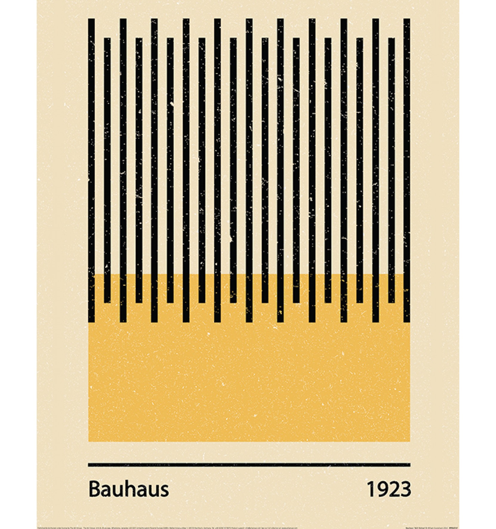 Bauhaus 1923 Yellow by William Gustafsson